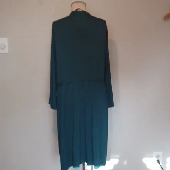Torrid Super Soft Knit Green Robe Size 3 - Picture 5 of 9